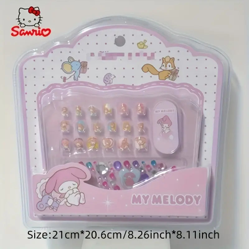 Sanrio Series Nail Stickers with Adhesive 3D Three-Dimensional Nail Stickers