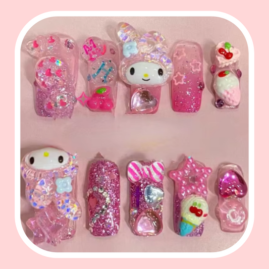 Sanrio Stars Nails.