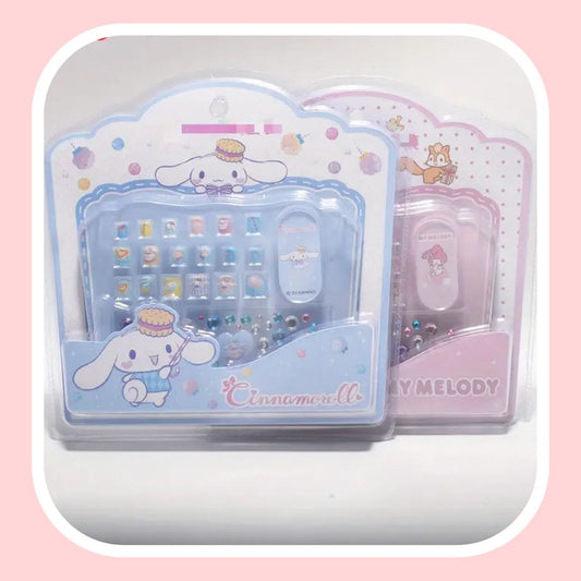 Sanrio Series Nail Stickers with Adhesive 3D Three-Dimensional Nail Stickers