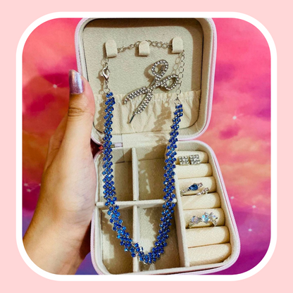 Blue Rhinestones Set