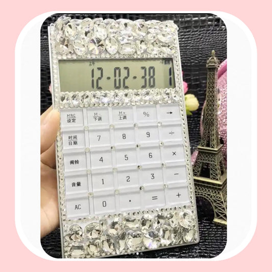 Luxury Rhinestones Office Electronic Calculator