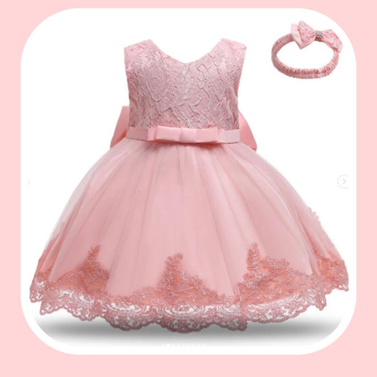 Bow Queen Dress with Headband