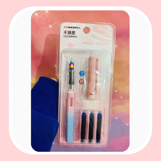 Kawaii Pen Set with 3 Inks.