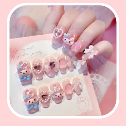 Kawaii My Melody Nails