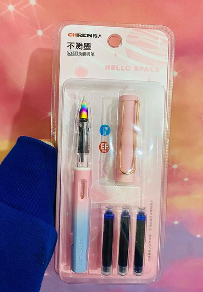 Kawaii Pen Set with 3 Inks.