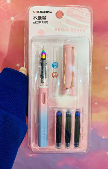 Kawaii Pen Set with 3 Inks.