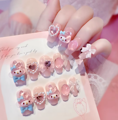 Kawaii My Melody Nails