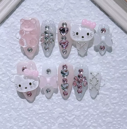 Kitty Bear Nails