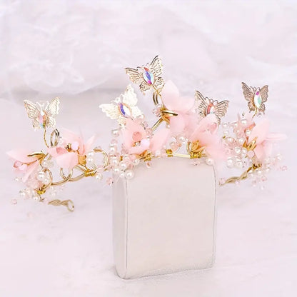 Bridal Butterfly Flower Crown