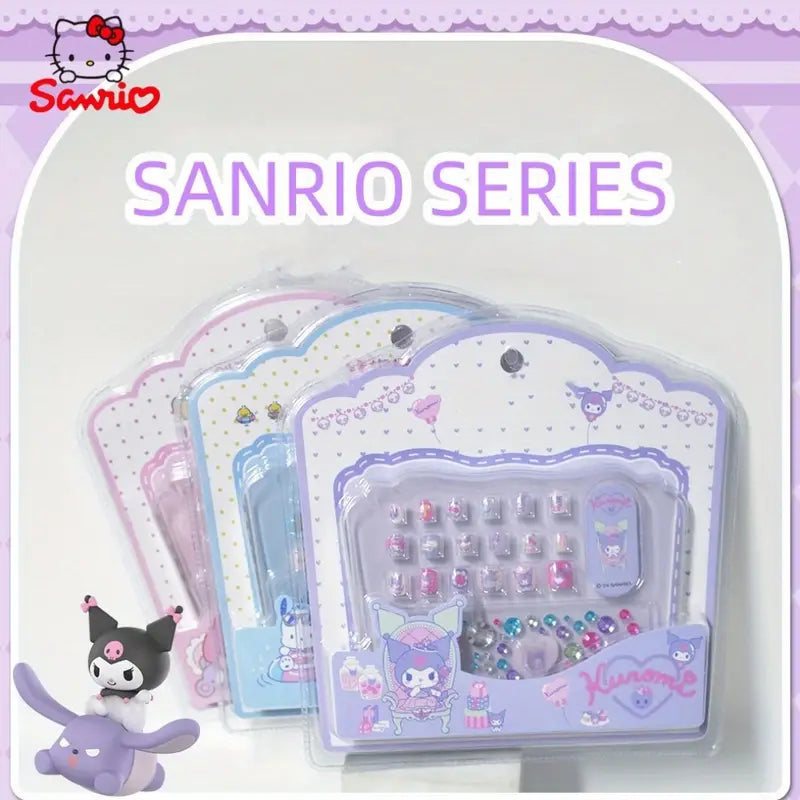 Sanrio Series Nail Stickers with Adhesive 3D Three-Dimensional Nail Stickers